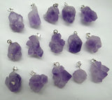Amethyst Jewelry Pendant for Women Necklace Making