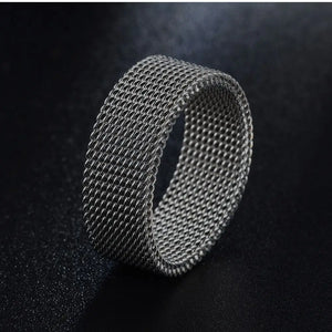 30PCS Men's Stainless Steel Wedding Ring