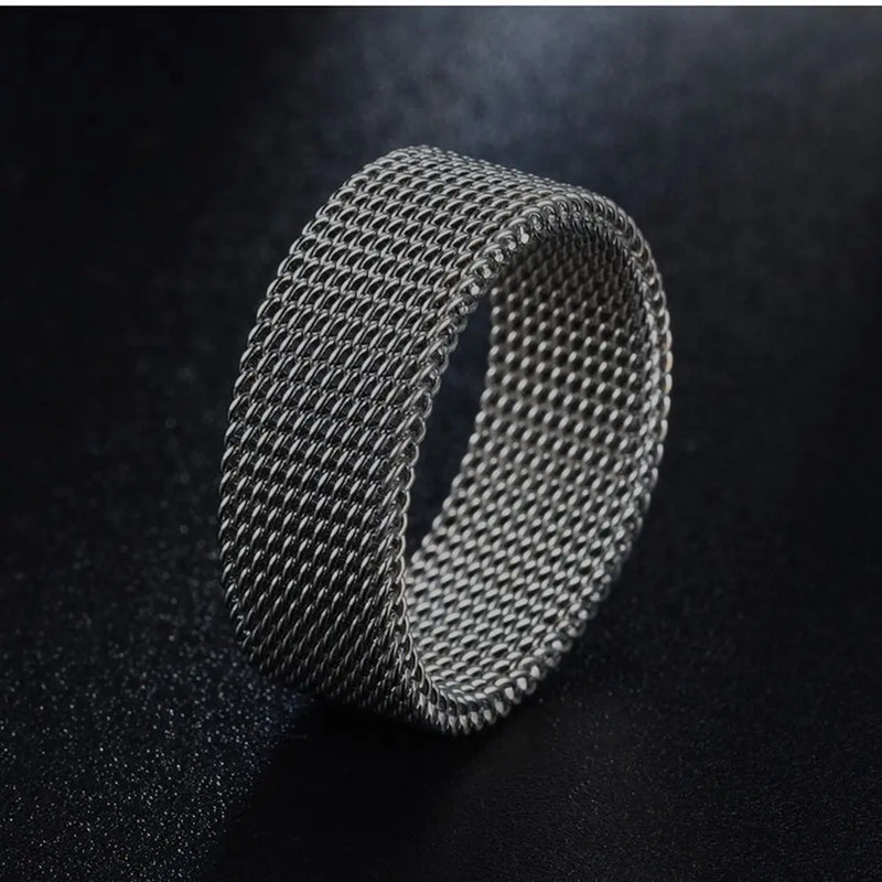 30PCS Men's Stainless Steel Wedding Ring