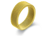 30PCS Men's Stainless Steel Wedding Ring