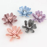 20pcs Suede Small Chrysanthemum Flowers Microfiber Florals DIY Jewelry Material