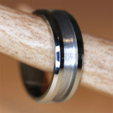 Tungsten Blank Rings For Inlay Polished Beveled Edges Tungsten Ring Core