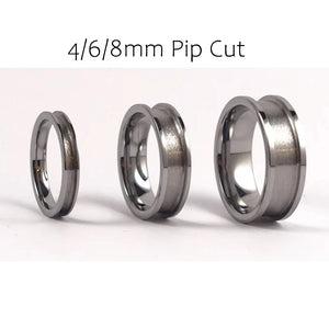 Tungsten Ring Core For Inlay Polished Pipe Cut