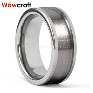 Tungsten Ring Core For Inlay Polished Pipe Cut