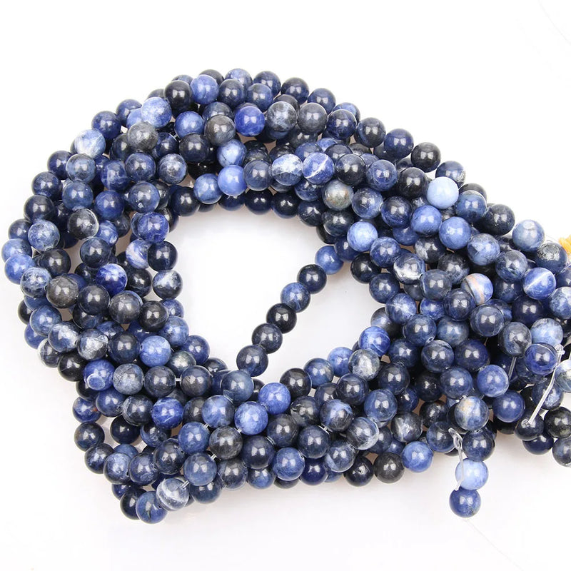 Turquoise Sea Sediment Agate Stone Beads for Jewelry Making 4-12mm DIY Bracelet