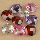 3-8mm Round Pink CZ Synthetic Gems