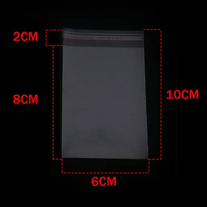 Resealable Opp Plastic Bags Self Adhesive Sealing