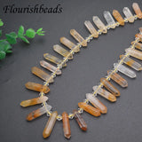 Citrine/Amethyst/Labradorite Quartz Point Beads 5-20mm-7-28mm