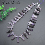 Citrine/Amethyst/Labradorite Quartz Point Beads 5-20mm-7-28mm