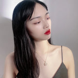 Fashion Pendant Link Chain Choker Necklace Women Metal Jewelry Party