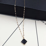 Fashion Pendant Link Chain Choker Necklace Women Metal Jewelry Party