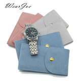 Velvet Watch Storage Pouch Organizer Jewelry Collection Bag