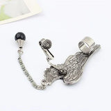 Vintage Enamel Wing Ear Cuff Earring Set