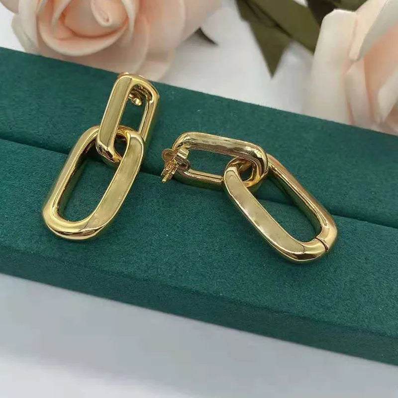 Vintage Woman Earrings Hypoallergenic Stainless Steel