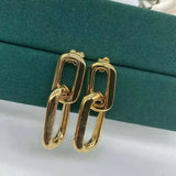 Vintage Woman Earrings Hypoallergenic Stainless Steel