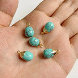 Water Drop Shape Amethysts Opalite Pendant for Women Necklace