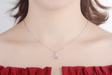 925 Silver Whale Tail Fish Nautical Charm Mermaid Tail Necklace