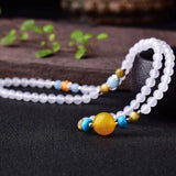 Crystal Bead Bracelet with Charm for Women
