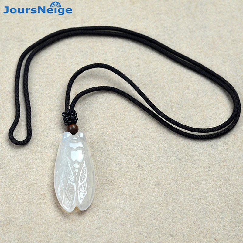 Crystal Cicada Pendant Necklace for Women Crystal Jewelry