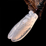 Crystal Cicada Pendant Necklace for Women Crystal Jewelry