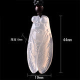 Crystal Cicada Pendant Necklace for Women Crystal Jewelry