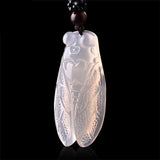 Crystal Cicada Pendant Necklace for Women Crystal Jewelry