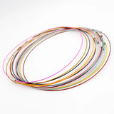 Steel Wire Cable Cord Rope Chain Choker Necklace DIY Findings