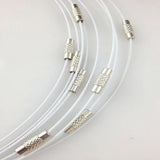 Steel Wire Cable Cord Rope Chain Choker Necklace DIY Findings
