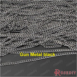 1.5mm Silver Iron Twisted Chain 5 Meter