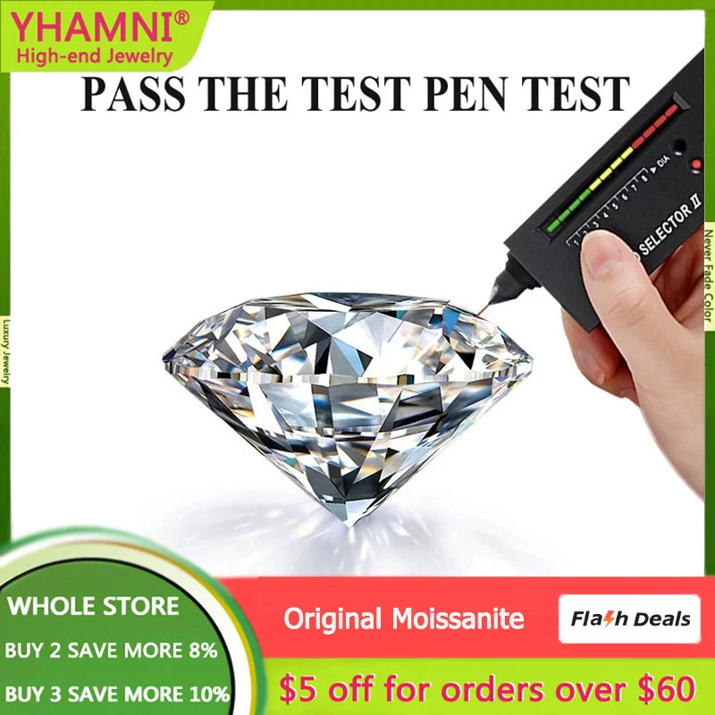 Lab Grown Round Cut Diamonds Small Stones Loose Moissanites DIY Jewelry