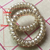 Women Bracelet Elasticity Spiral Band Coil Hair Tie Scrunchies
