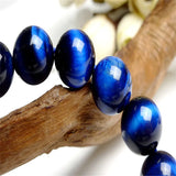 Black Tiger's Eye Stretch Bead Bracelet 10mm 12mm 14mm