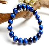 Black Tiger's Eye Stretch Bead Bracelet 10mm 12mm 14mm