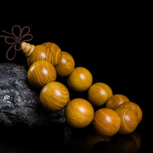 Wooden Beads Bracelet Lucky Wood Buddha Hand String National Wind Jewelry