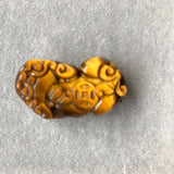 Yellow Tiger Eyes Stone Pendant Pixiu Pendant DIY Bracelet Jewelry