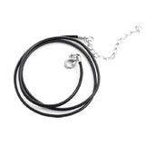 Bulk 100pcs PU Leather Friendship Necklaces for Men and Women