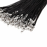 Bulk 100pcs PU Leather Friendship Necklaces for Men and Women