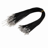 Bulk 100pcs PU Leather Friendship Necklaces for Men and Women