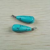Calaita Stone Pendant Water Drop Charm Jewelry 50Pcs
