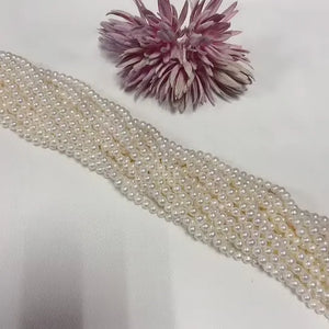 Natural Freshwater 8-9mm Round Pearl Strings