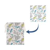Christmas Sublimation Linen Drawstring Bag Santa Bag