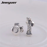 Religious Charm 925 Silver Beads for Bracelet DIY