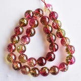 Natural Watermelon Crystal Stone Beads For Jewelry Making DIY