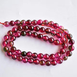 Natural Watermelon Crystal Stone Beads For Jewelry Making DIY