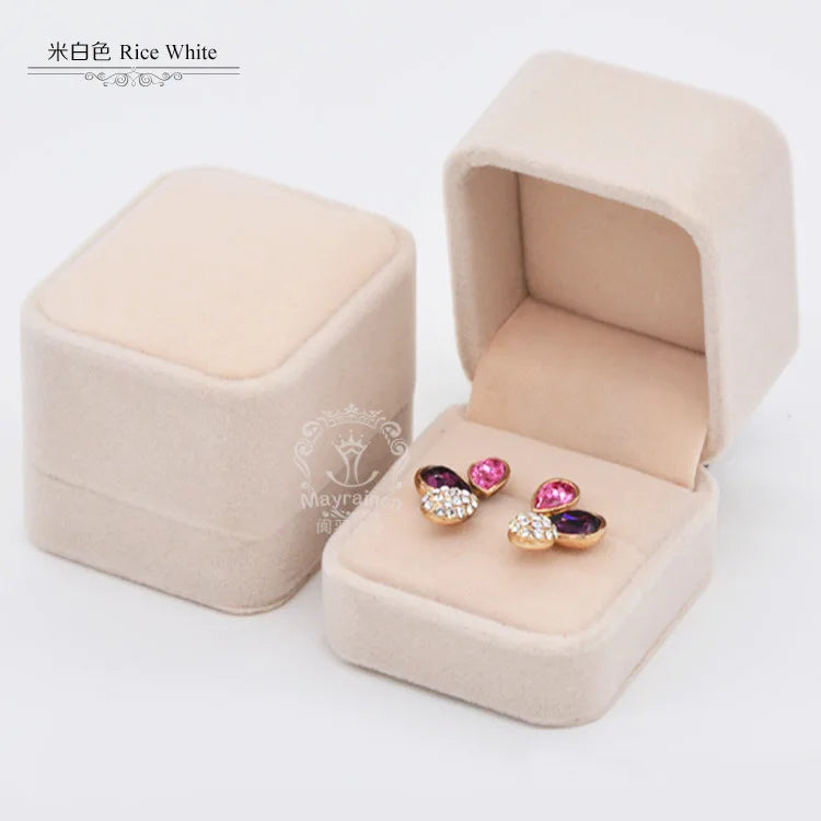 Flannelette Ring Box European Jewellery Packing Box