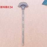 10pcs antique bronze charms, 25 styles, bookmark/hair sticker/hairpin shape