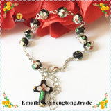 5 pcs/pack Cloisonne Bead Rosary Bracelet, 8mm Beads, Special Offer