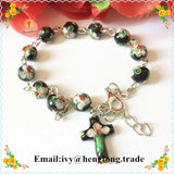 5 pcs/pack Cloisonne Bead Rosary Bracelet, 8mm Beads, Special Offer