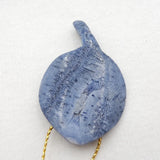 Natural Coral Carved Fish Pendant Bead Fashion Jewelry