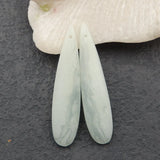 Natural Amazonite Earring Beads 48x11x5mm